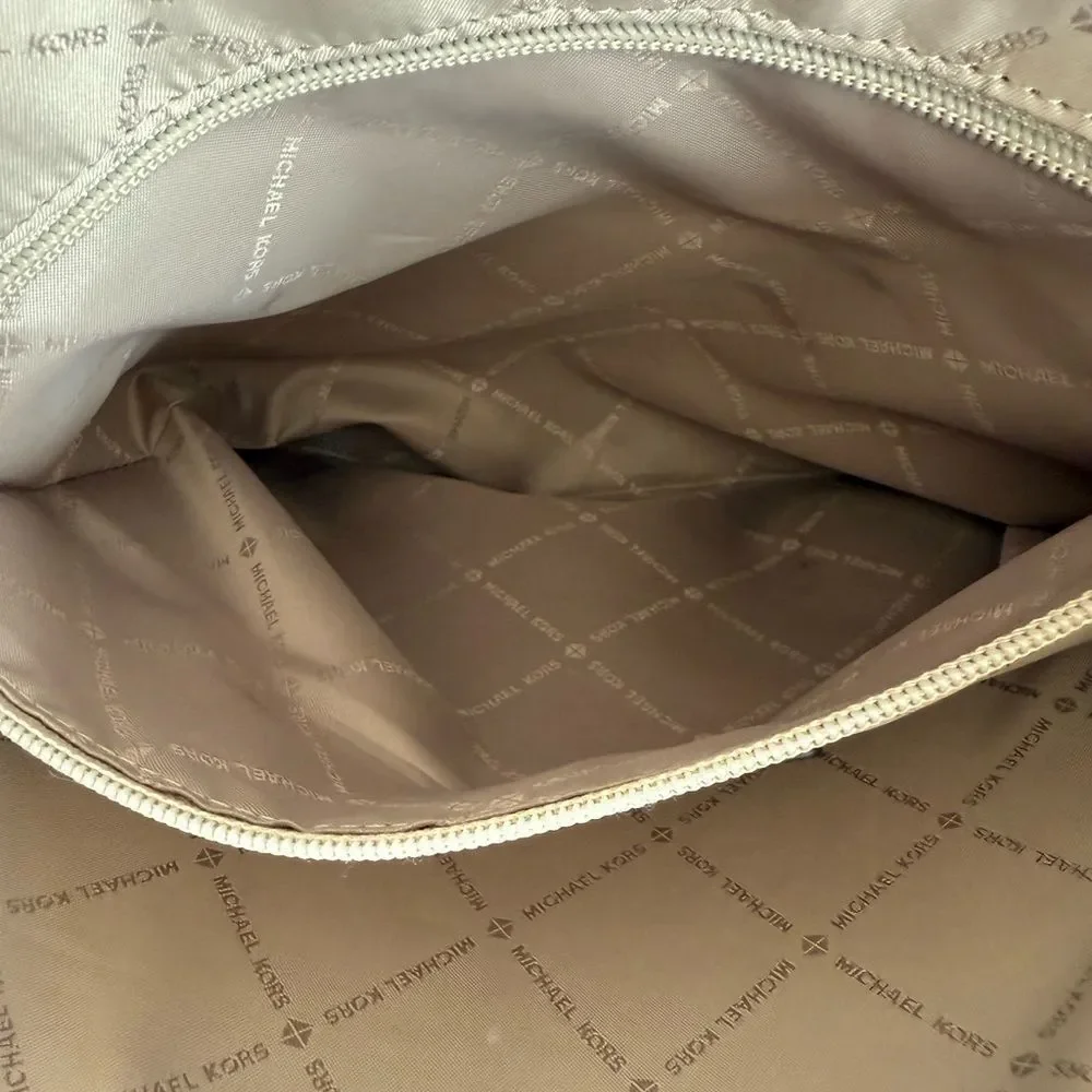 Michael Kors Signature Brown and Tan Tote - Picture 15 of 15